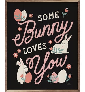 Bunny Kisses III Loves You Black By Laura Marshall
